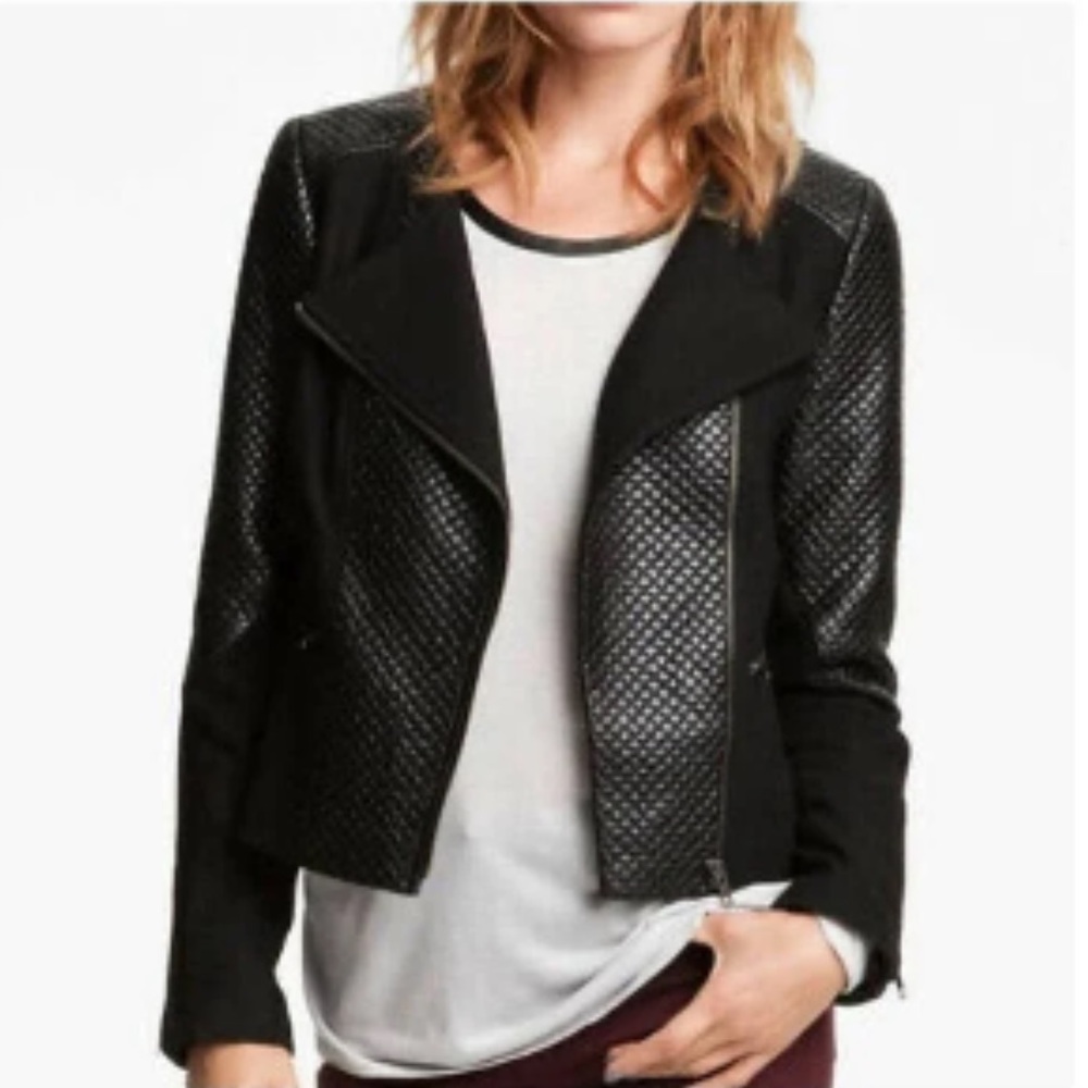 TROUVE Black Asymmetric Jacket